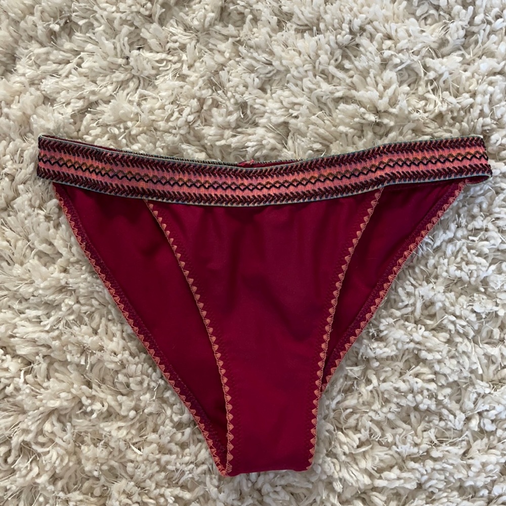 Boho V- cut Abercrombie & Finch bathing suit bottoms